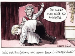 Queen schlägt Johnson