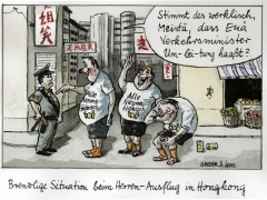Honkong Polizei verarschen