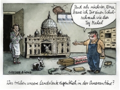 Corona, Quarantäne, Petersdom