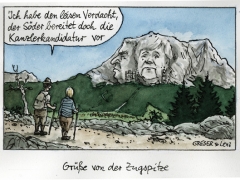 Zugspitze, Söder, Merkel
