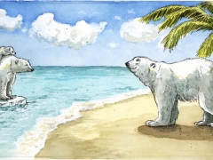 Eisbärenflüchtlinge