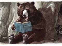 Staat und Recht. Bär, Skelett