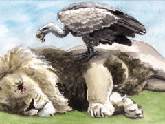 Staat und Recht, Löwe und Geier