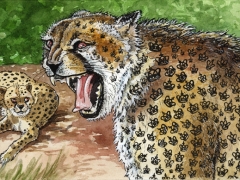 Gepard mit Krönchen