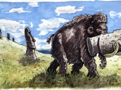 Mammut als kunsträuber