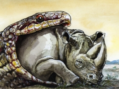 schlangefrisstnashorn