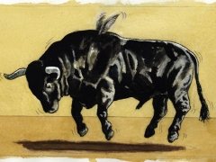 Staat und Recht, schwebender Stier