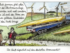 goldene Windkraftwerke