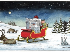 Kluger Kopf Weihnachtsmann