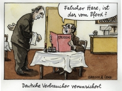 Falscher Hase vom Pferd